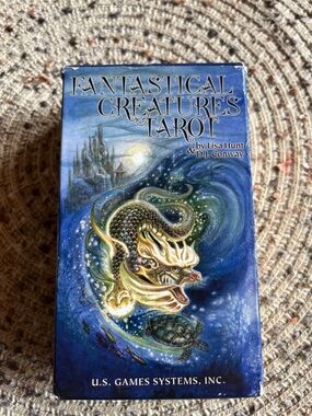 Fantastical Creatures Tarot Deck - Blue Illustrated Box